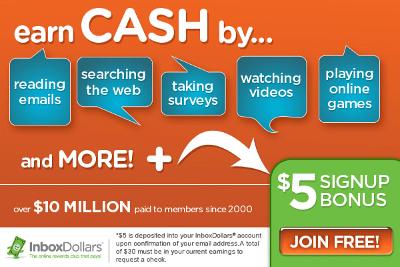 Earn cash and get paid for your everyday online activities.